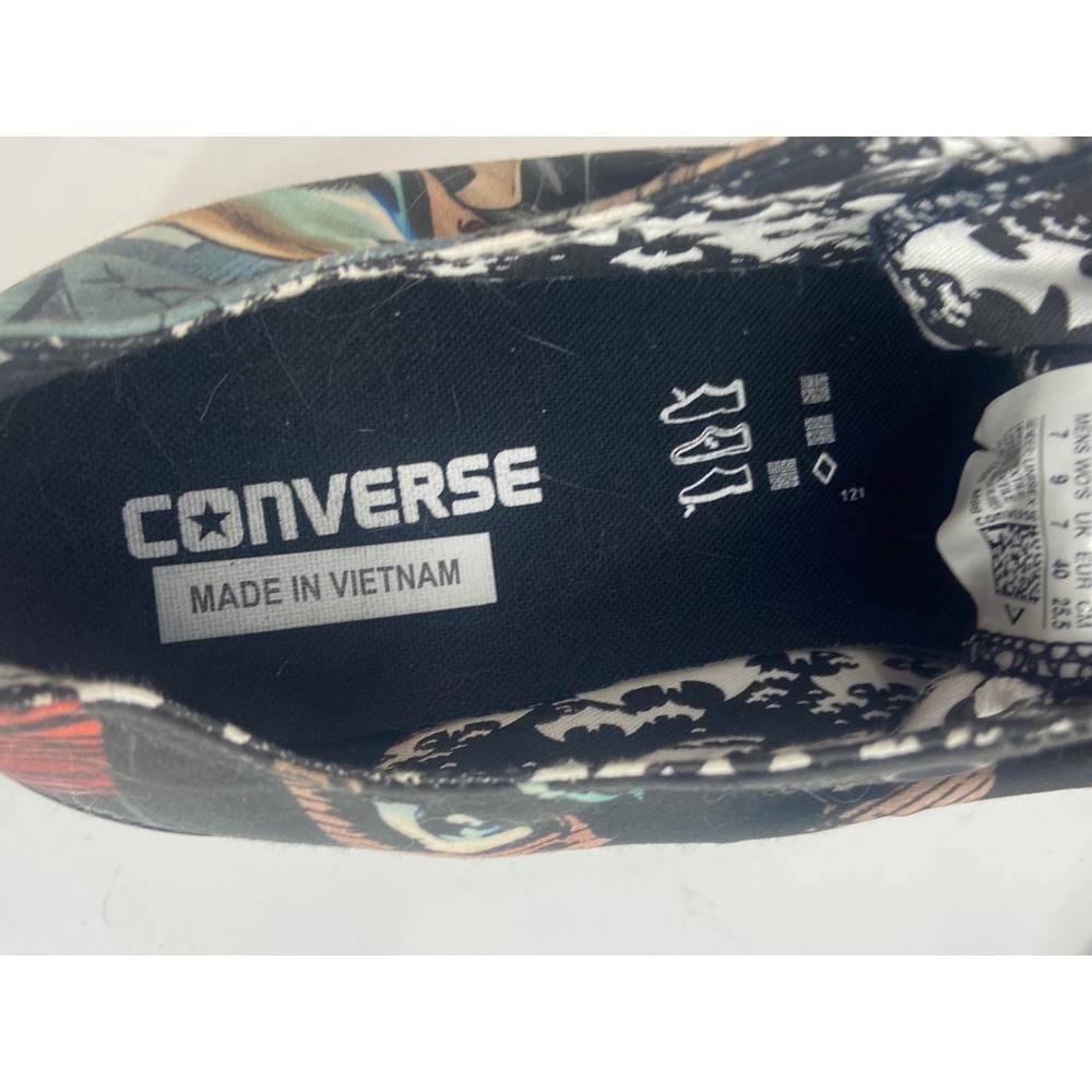 Converse All Star Chuck Taylor Low Top DC Comics Batgirl‎ Sneakers M-7/W-9 - Picture 8 of 16